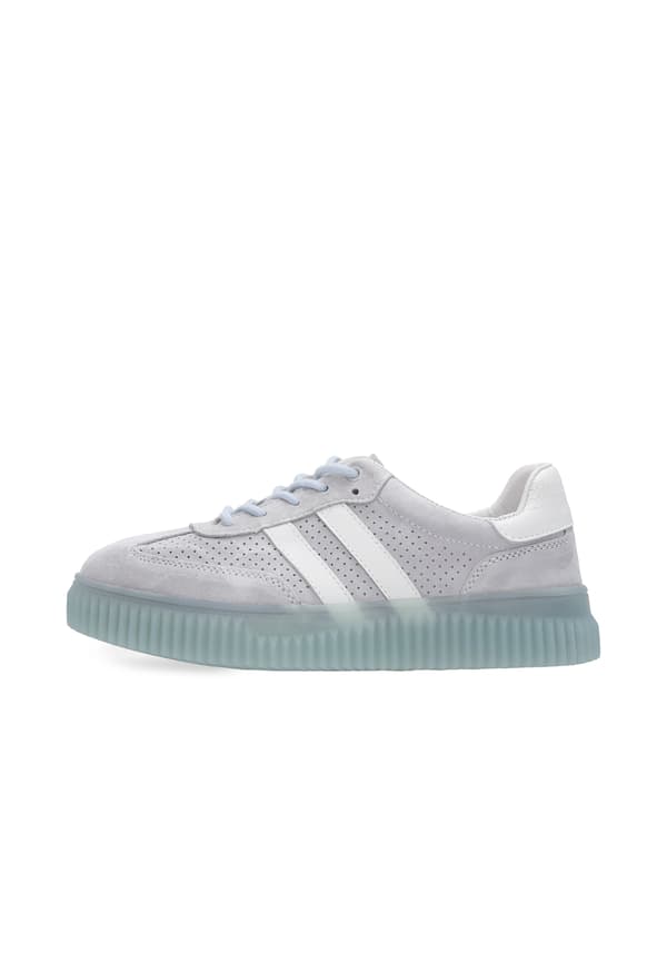 Blå perforerade mockasneakers Blå perforerade mockasneakers 38