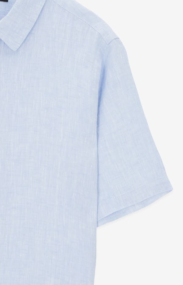 Slim fit hørskjorte M