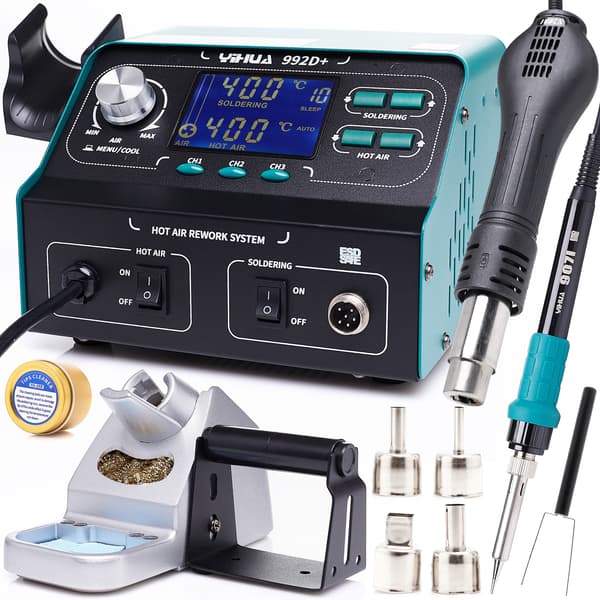 Yihua 992D+ 2-i-1 lödstation