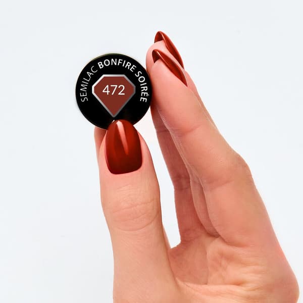 Semilac Hybrid Nagellack 7ml - 472 Bonfire Soirée