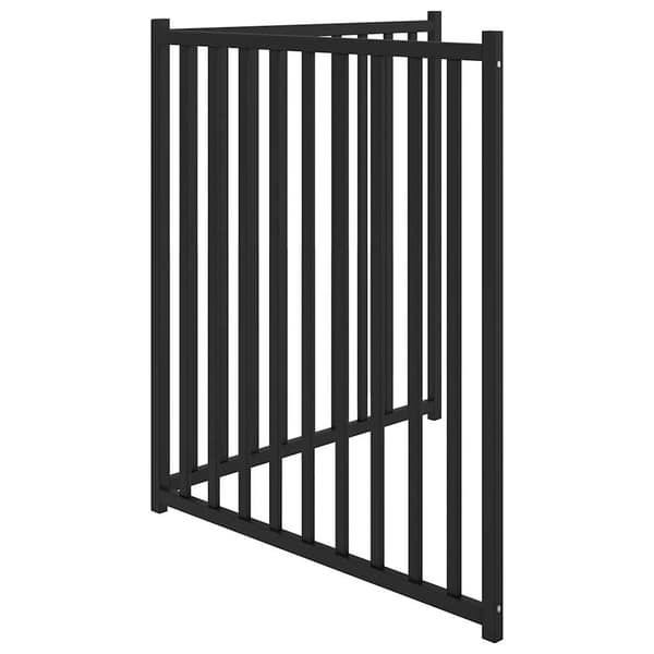 vidaXL foldbar hundegitter 2 paneler sort 160 cm træ