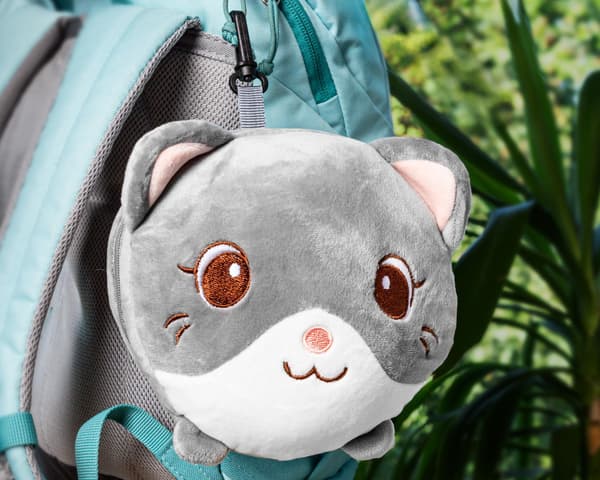 KITTY resekudde med ögonmask