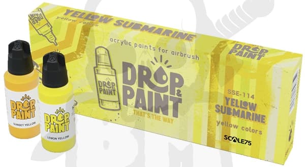 SSE-114 Scale75 Drop Paint Gul Ubåd