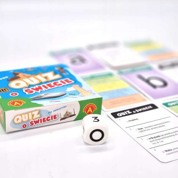 Världsquiz. Ett pedagogiskt spel i fickformat.