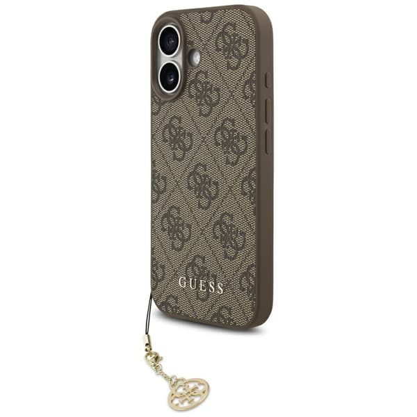 Guess 4G Charms Collection MagSafe-etui til iPhone 17 brunt