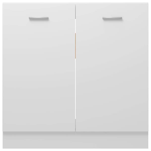 vidaXL vaskskab hvid 80x46x81,5 cm spånplade