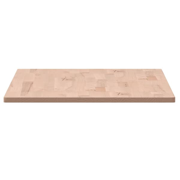 vidaXL bordplade 80x40x1,5 cm rektangulær massiv bøgetræ