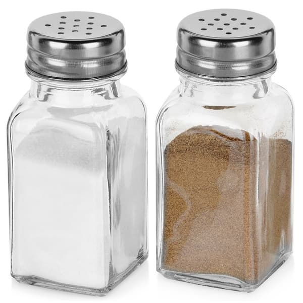 Saltkar og peberkar i glas 80 ml 2 stk.