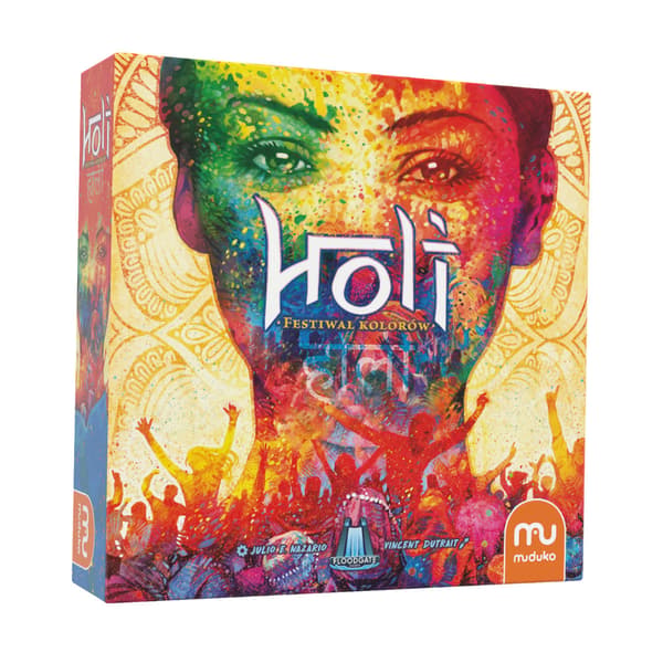 Holi. Färgfestival. Brädspel. Muduko