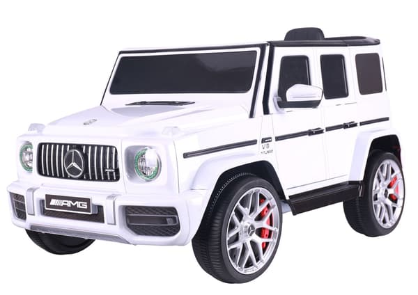 Mercedes G63 S306-1 Batteridriven bil vit