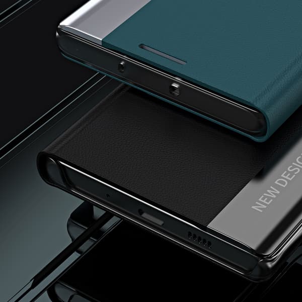 Etui med klap og stativ til Xiaomi 13 Lite Sleep Case Pro sort
