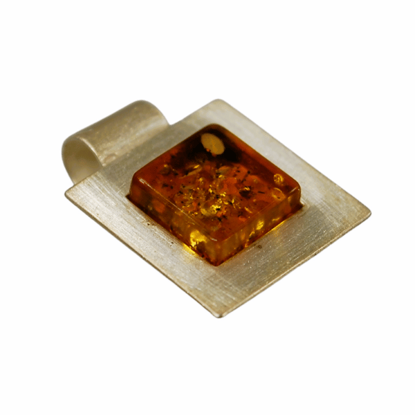 Cognac bärnstenshänge - Baltiska bärnstenssmycken