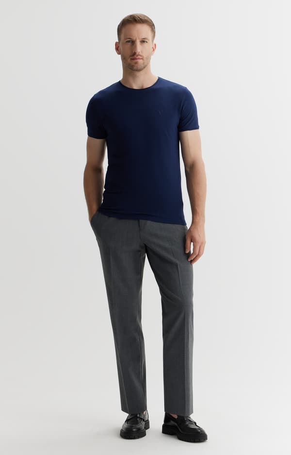 Basis bomulds-T-shirt M