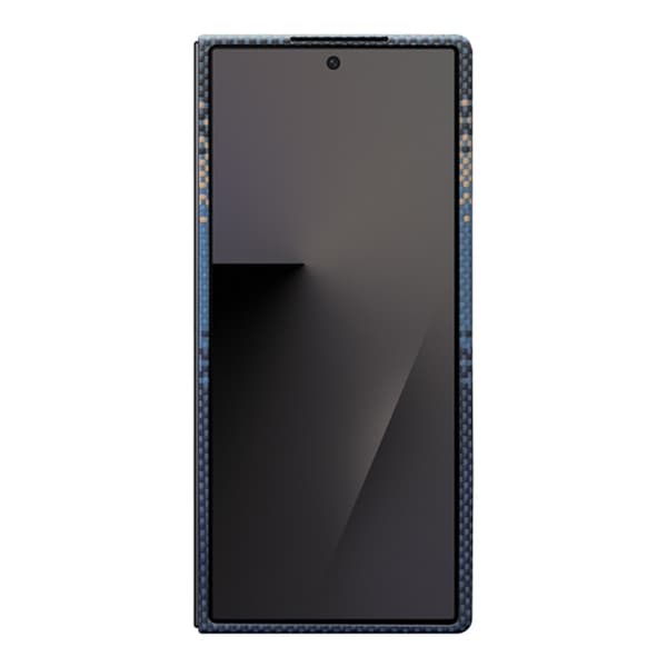 Etui til Samsung Galaxy Z Fold7 5G - magnetisk aramidfiber, blå