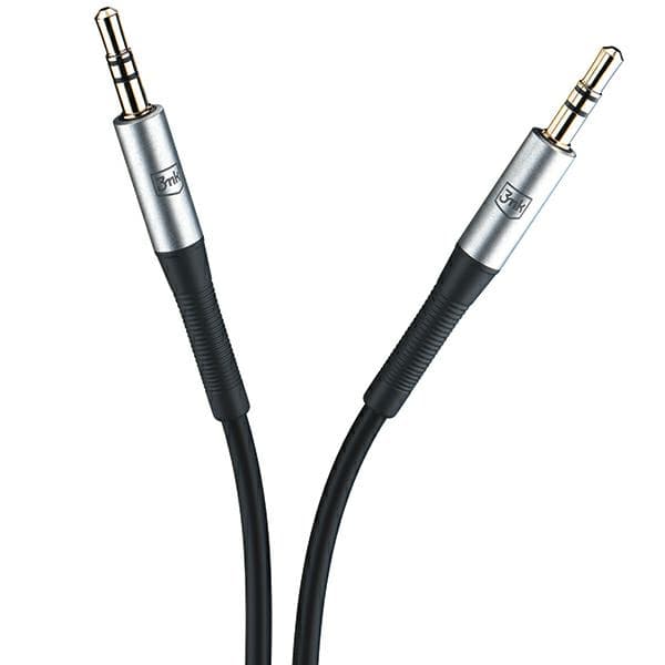 3mk AUX-kabel Jack 3,5 mm til Jack 3,5 mm