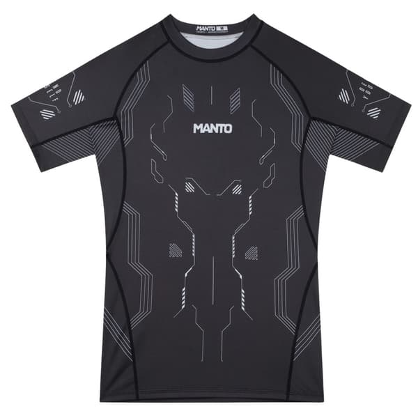 MANTO Rashguard Lyhythihainen SHIELD Musta S