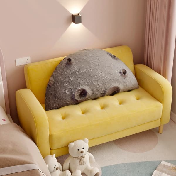 Pitkulainen rullatyyny 3D-kuukuviolla