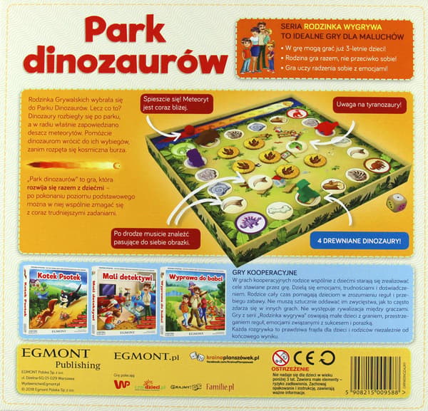 Dinosaur Park. Brætspil. Egmont-spil