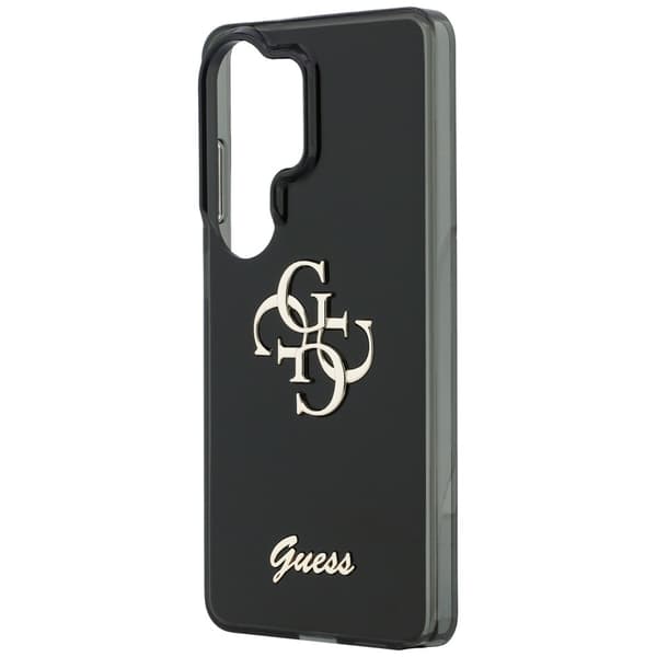 Guess IML Big Metal 4G Script cover til Galaxy S26 Ultra, sort