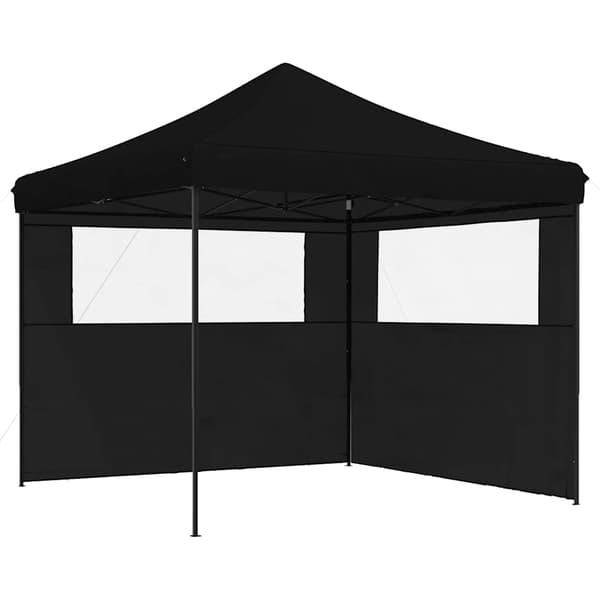 vidaXL 2-vægs pop-up festtelt sort