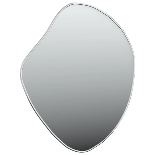 vidaXL Väggspegel, Silver, 60x50 cm