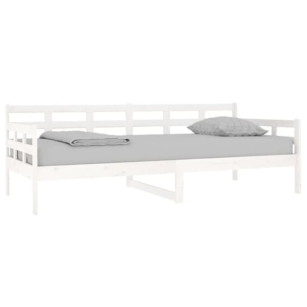 vidaXL Dagbädd vit massiv furu 90x200 cm