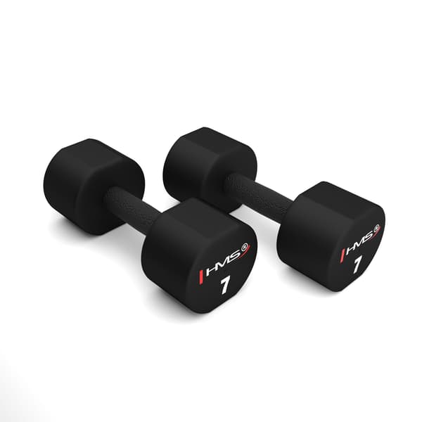 Polyuretanhantlar 2x7kg TPU HPT07 HMS