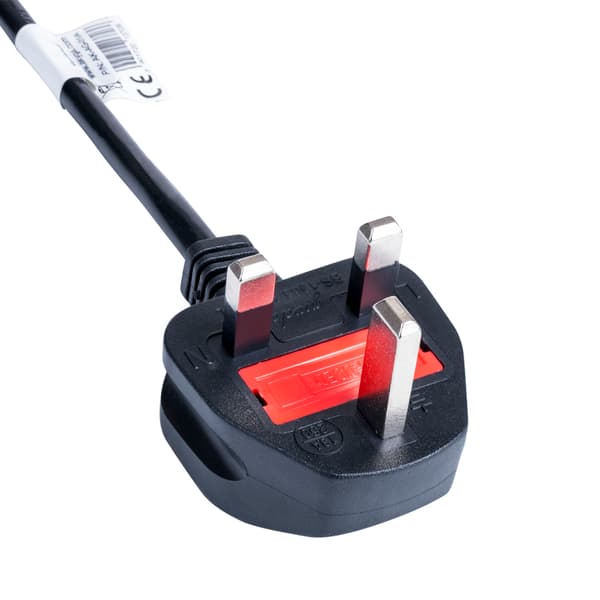 Akyga AK-AG-01A Britisk IEC C13 Strømkabel til PC-printer 1,5 m