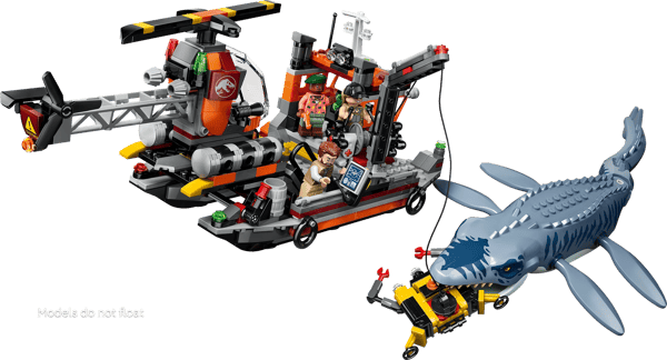 LEGO Jurassic World Mosasaur Båtattack 703 Bitar (77983)