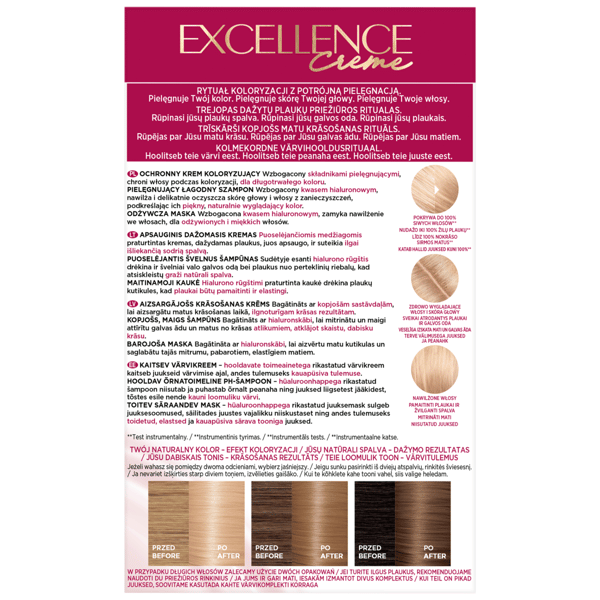 Loreal Excellence Creme hårfarve - 9 Meget lysblond 192ml