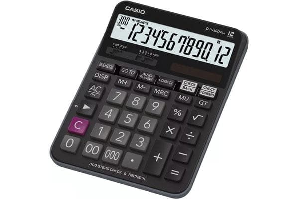 Casio DJ-120DPLUS -laskin