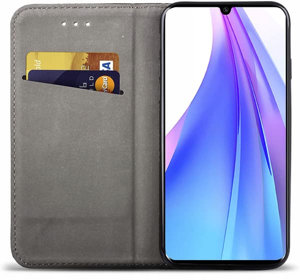Flip-etui til SAMSUNG GALAXY A56 5G/A36 5G SMART MAGNET sort + GLAS