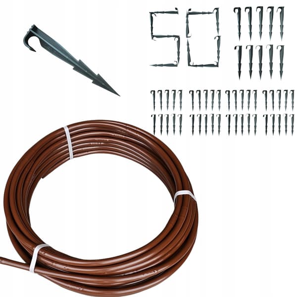 Tryckkompenserad droppledning 50m och 50 stift