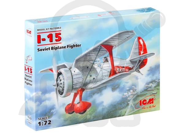 ICM72062 I-15 sovjetisk biplanjager 1:72