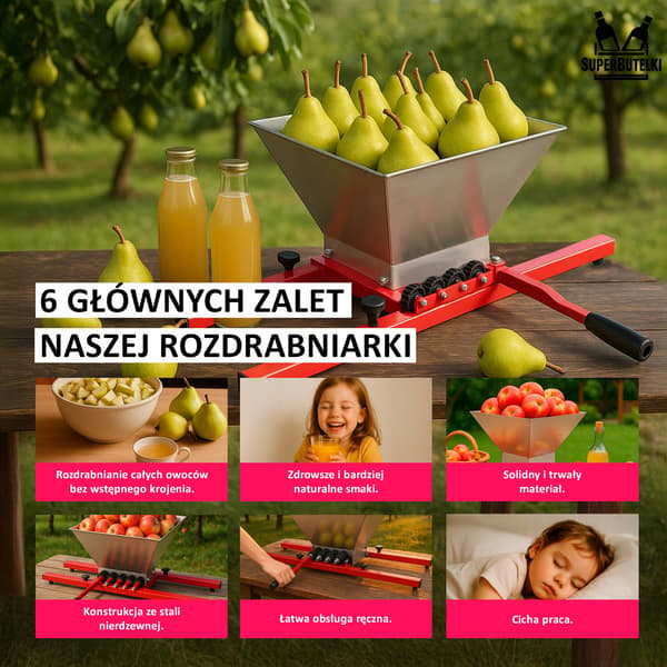 FRUGTKNUSSER 15 l, manuel