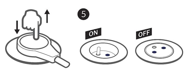EasyEject-työtasoon upotettava USB-sovitin 1,5 m kaapelilla