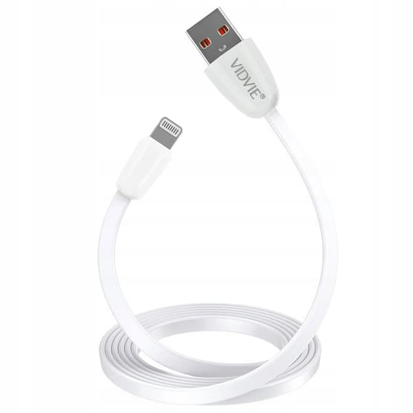 VIDVIE USB-LIGHTNING-KABEL CT01 1M HVID