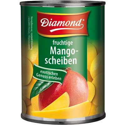 Mangoskiver i sirup 425g - Diamond