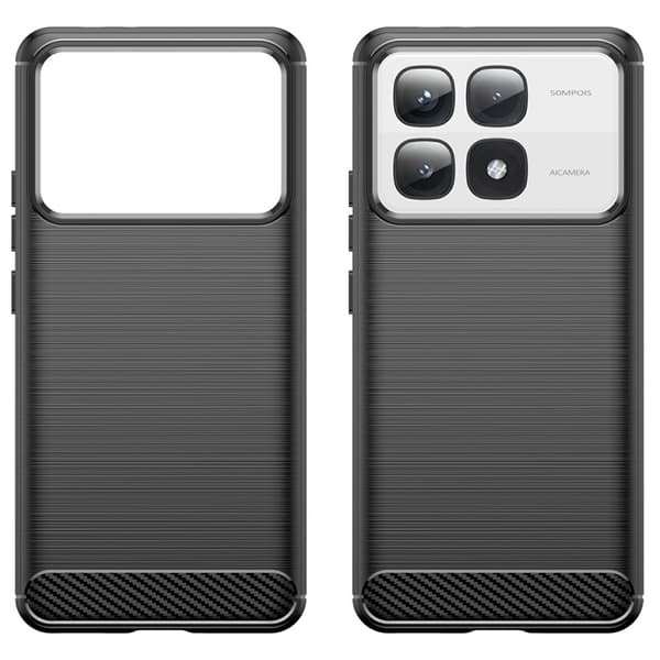 Etui til Xiaomi 14T, Carbon, sort