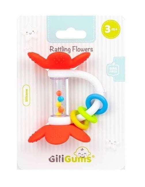 Røde blomster rasle