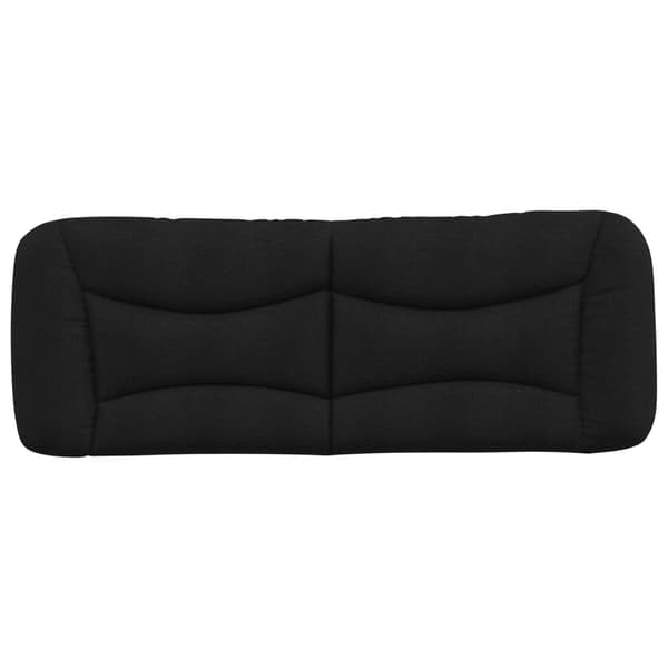 vidaXL hovedgærdehynde, sort, 120 cm, stof