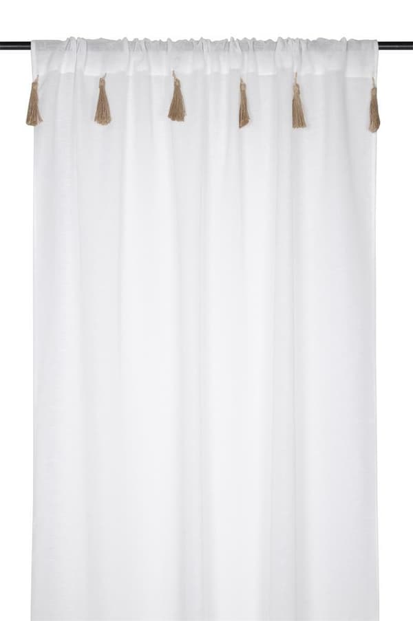 Boho gardin IBIZA 140x260 off-white