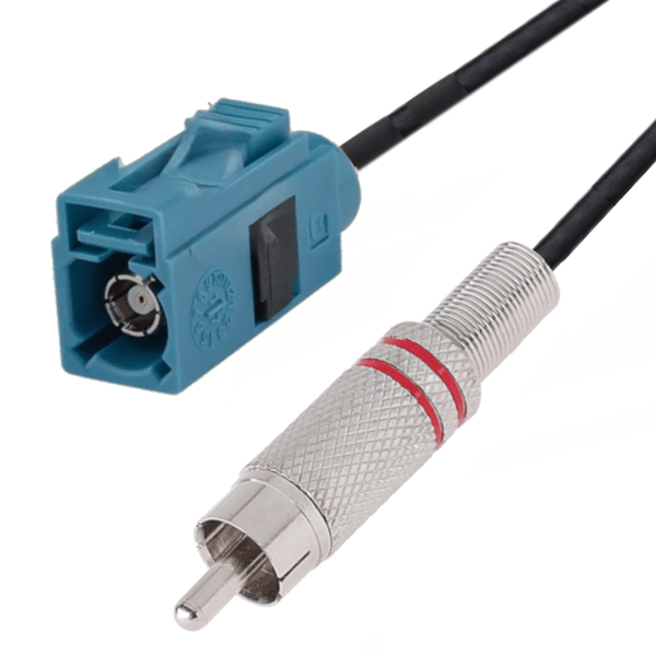Fakra Code-Z adapter hona till RCA-kontakt 20cm