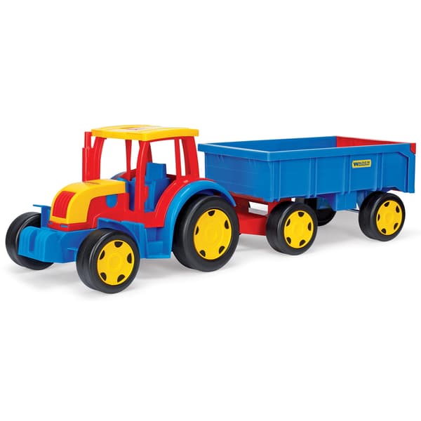 Kæmpe traktor med trailer 66100