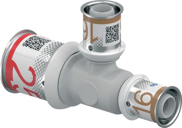Reduktions-T-stykke ppsu 25-16-16 Uponor S-Press Plus