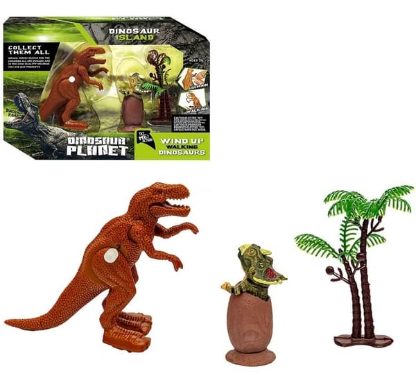 Uppdragbar gående dinosaurie