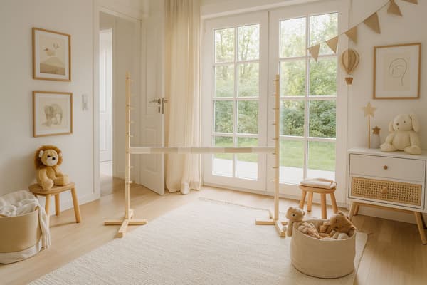 Hoppbom för hobbyhäst - Beige - 160 cm