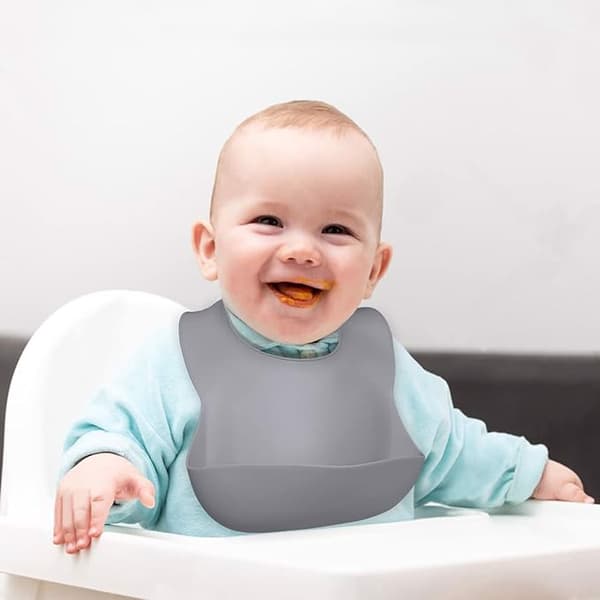 Silikonhaklapp för baby 2 st