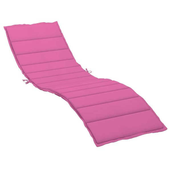vidaXL Solstolsdyna, rosa, oxfordtyg