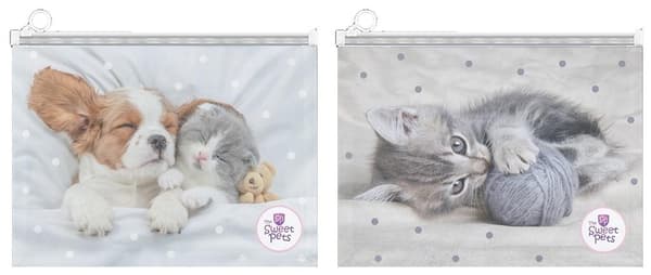A4 lynlåsmappen Sweet Pets Mix